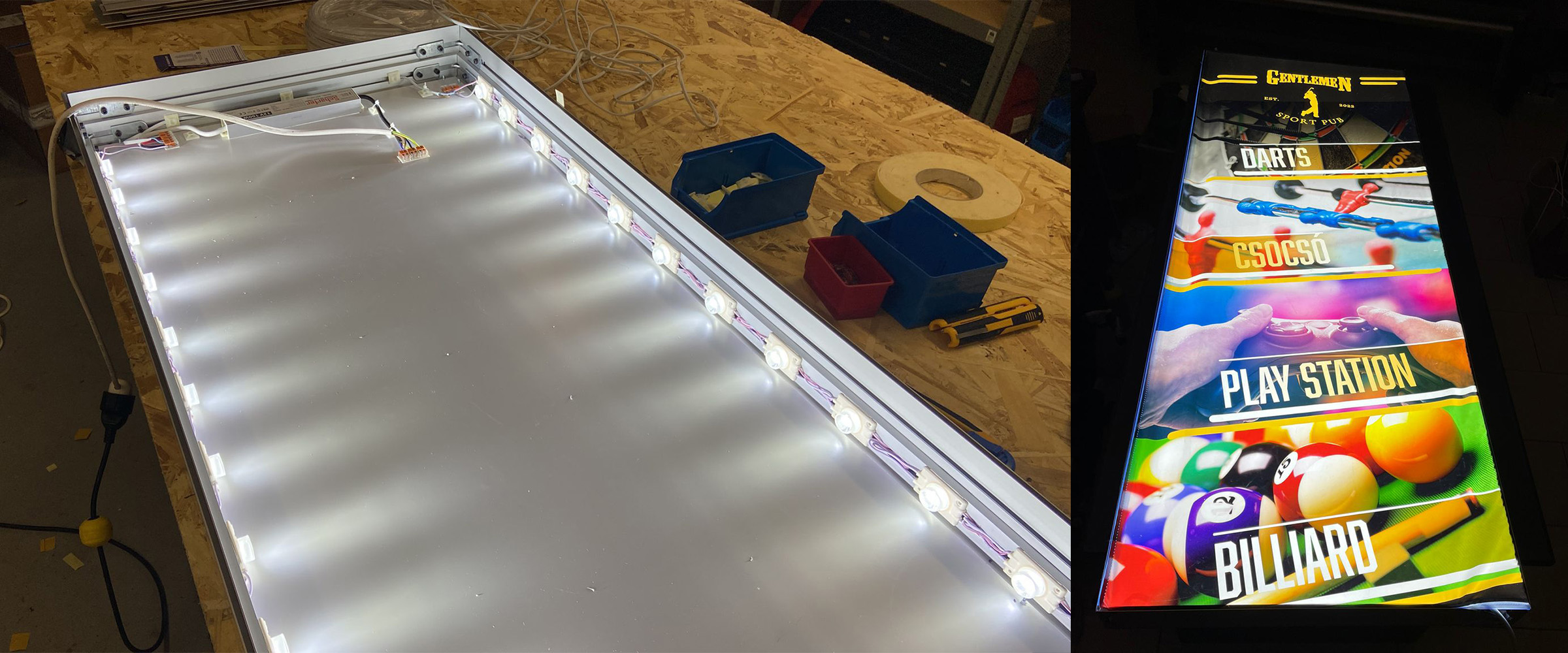 banners with led